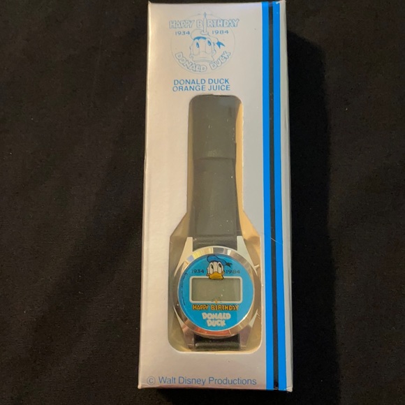 New Disney Happy Birthday Donald Duck 1934-1984 Limited edition watch - Picture 1 of 2